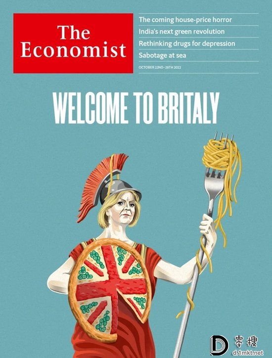 《经济学人》杂志引发争议的封面。 图源：twitter
